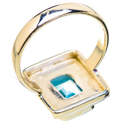 Blue Topaz Rings handcrafted by Ana Silver Co - RING130572 - Photo 3