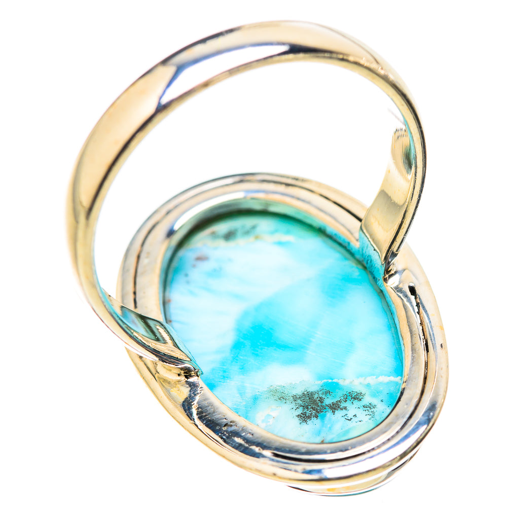 Larimar Rings handcrafted by Ana Silver Co - RING130573 - Photo 3