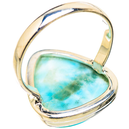 Larimar Rings handcrafted by Ana Silver Co - RING130594 - Photo 3