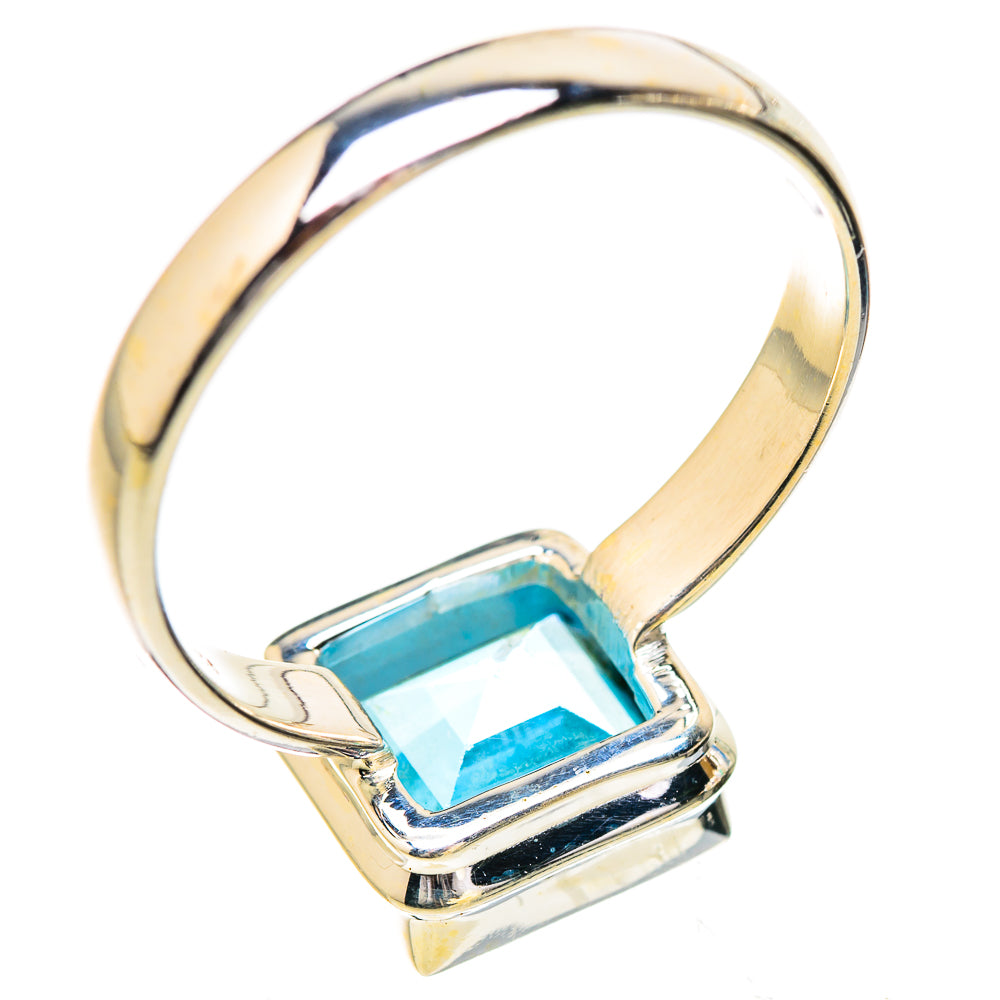 Blue Topaz Rings handcrafted by Ana Silver Co - RING130596 - Photo 3