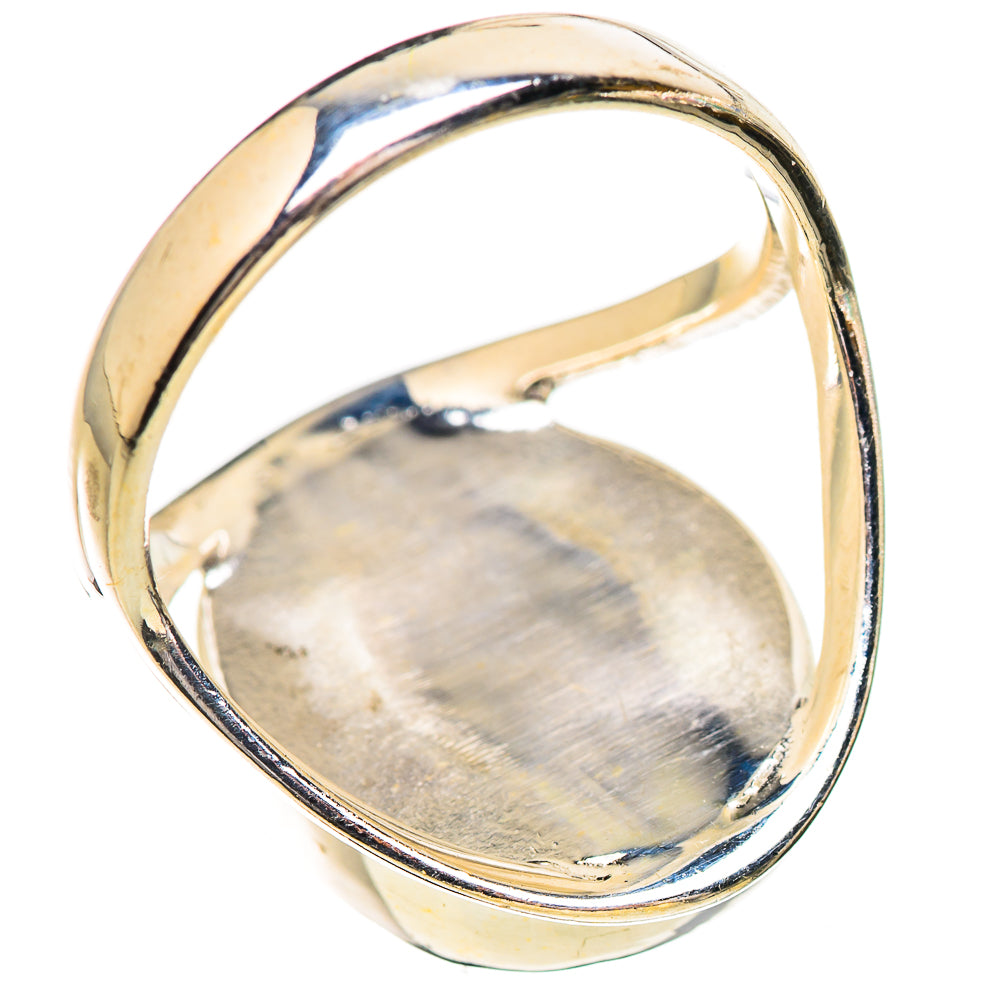 Rainbow Moonstone Rings handcrafted by Ana Silver Co - RING130598 - Photo 3