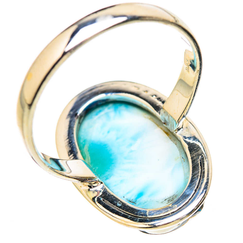 Larimar Rings handcrafted by Ana Silver Co - RING130604 - Photo 3