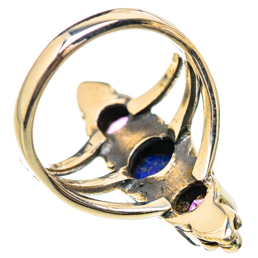 Lapis Lazuli Rings handcrafted by Ana Silver Co - RING130619 - Photo 3
