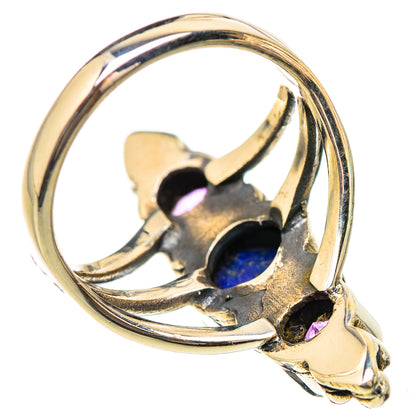 Lapis Lazuli Rings handcrafted by Ana Silver Co - RING130619 - Photo 3