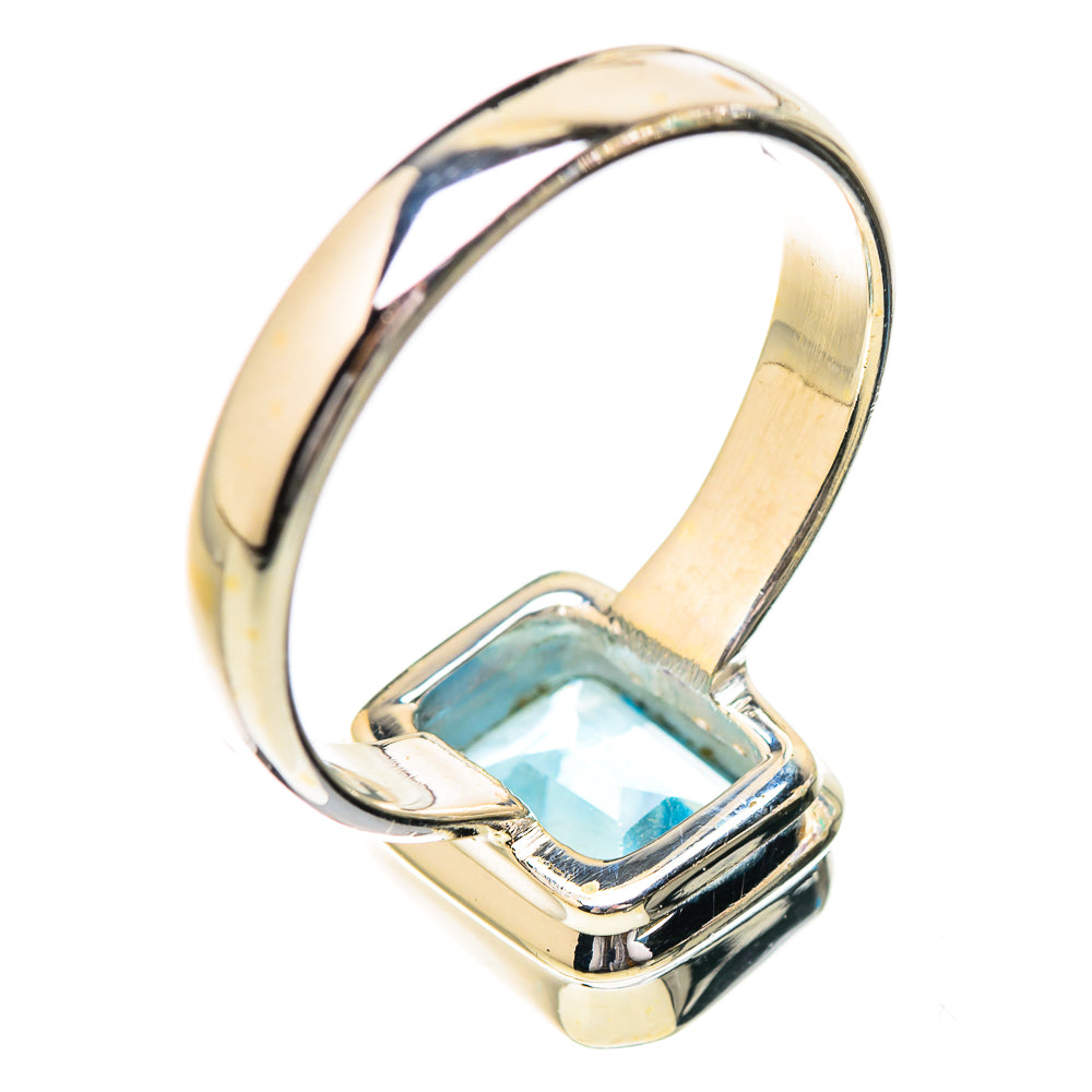 Blue Topaz Rings handcrafted by Ana Silver Co - RING130625 - Photo 3