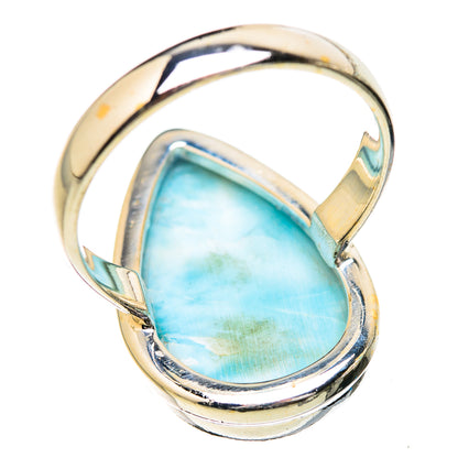 Larimar Rings handcrafted by Ana Silver Co - RING130626 - Photo 3