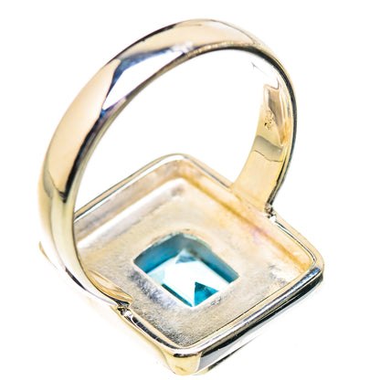 Blue Topaz Rings handcrafted by Ana Silver Co - RING130628 - Photo 3