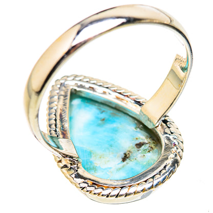 Larimar Rings handcrafted by Ana Silver Co - RING130629 - Photo 3