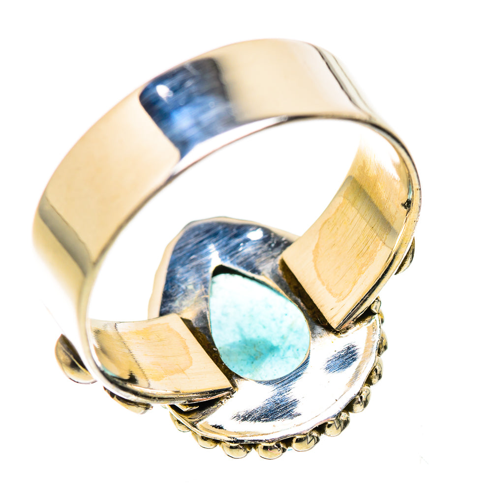 Blue Fluorite Rings handcrafted by Ana Silver Co - RING130633 - Photo 3