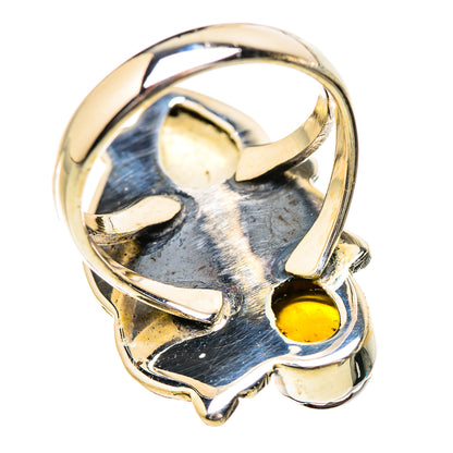 Rainbow Moonstone Rings handcrafted by Ana Silver Co - RING130638 - Photo 3