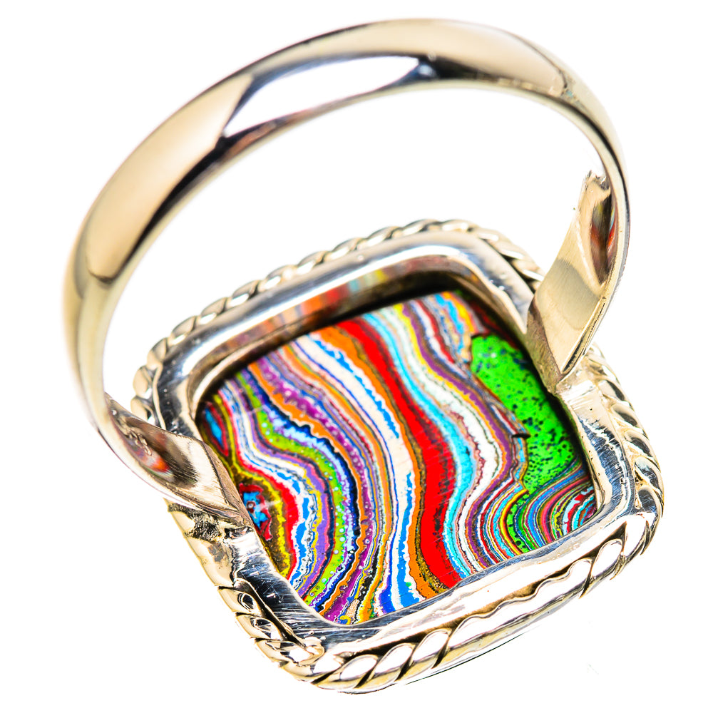 Fordite Rings handcrafted by Ana Silver Co - RING130650 - Photo 3
