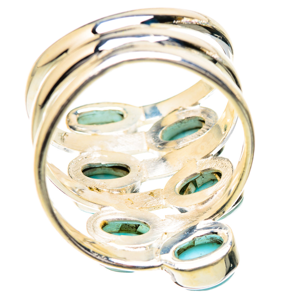 Larimar Rings handcrafted by Ana Silver Co - RING130661 - Photo 3