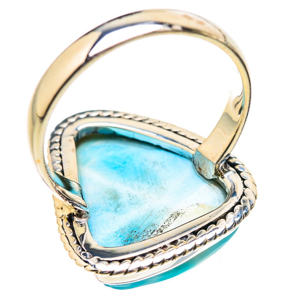 Larimar Rings handcrafted by Ana Silver Co - RING130663 - Photo 3