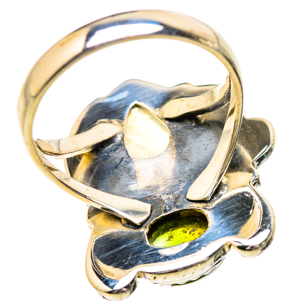 Rainbow Moonstone Rings handcrafted by Ana Silver Co - RING130668 - Photo 3