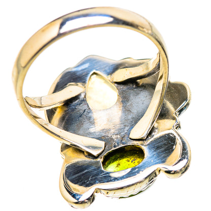 Rainbow Moonstone Rings handcrafted by Ana Silver Co - RING130668 - Photo 3