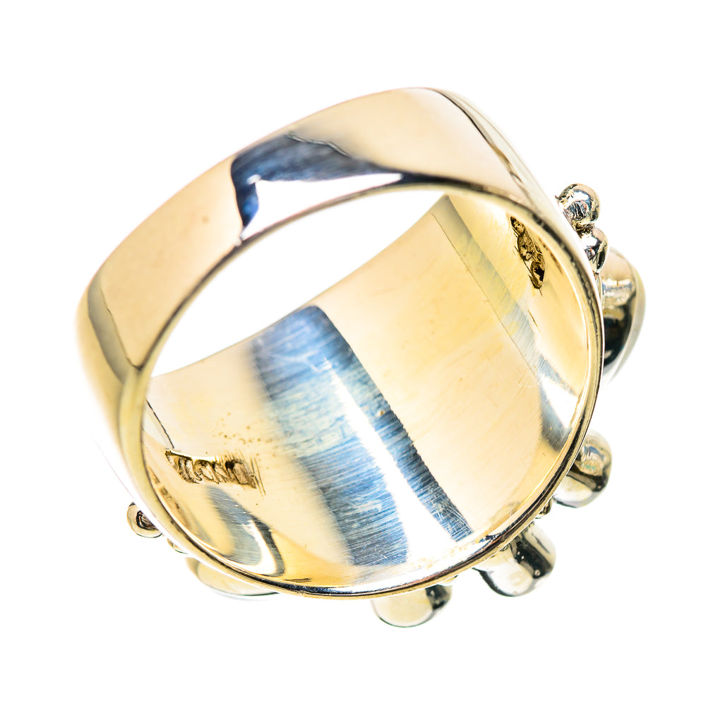 Rainbow Moonstone Rings handcrafted by Ana Silver Co - RING130679 - Photo 3