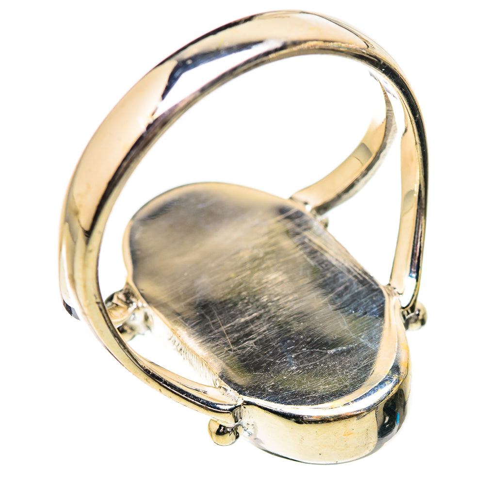 Rainbow Moonstone Rings handcrafted by Ana Silver Co - RING130694 - Photo 3