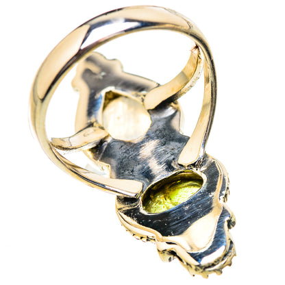 Rainbow Moonstone Rings handcrafted by Ana Silver Co - RING130701 - Photo 3