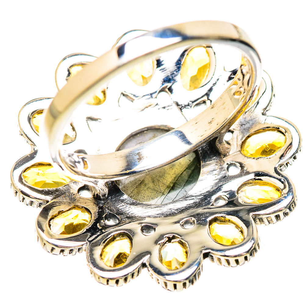 Labradorite Rings handcrafted by Ana Silver Co - RING130716 - Photo 3