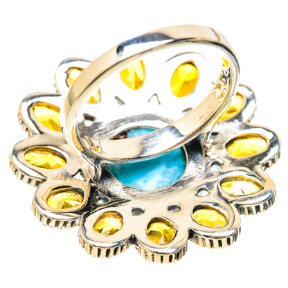 Larimar Rings handcrafted by Ana Silver Co - RING130720 - Photo 3