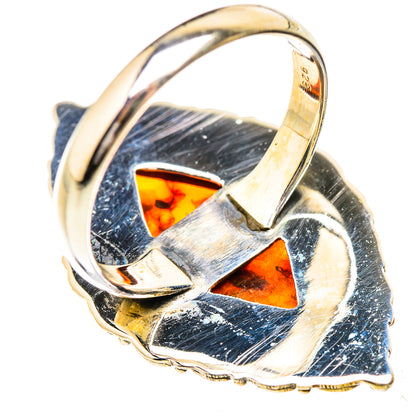Baltic Amber Rings handcrafted by Ana Silver Co - RING130732 - Photo 3