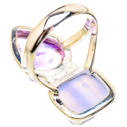 Blue Lace Agate Rings handcrafted by Ana Silver Co - RING130737 - Photo 3