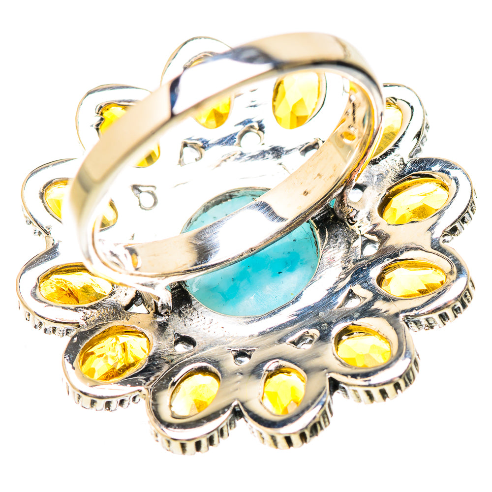 Larimar Rings handcrafted by Ana Silver Co - RING130746 - Photo 3