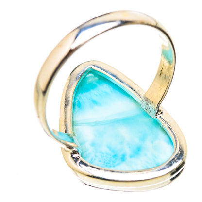 Larimar Rings handcrafted by Ana Silver Co - RING130749 - Photo 3