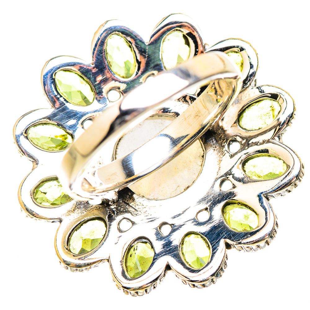 Rainbow Moonstone Rings handcrafted by Ana Silver Co - RING130750 - Photo 3