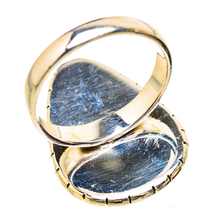 Green Moonstone Rings handcrafted by Ana Silver Co - RING130751 - Photo 3