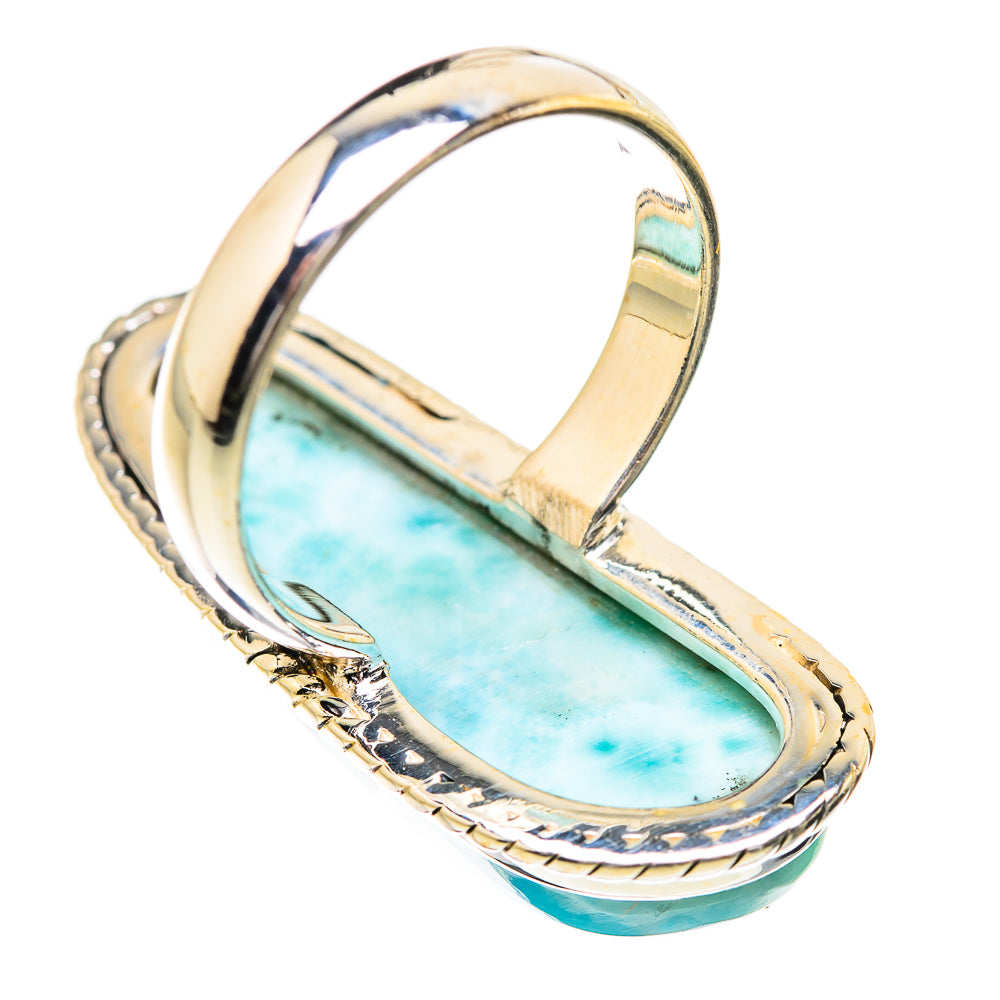 Larimar Rings handcrafted by Ana Silver Co - RING130770 - Photo 3