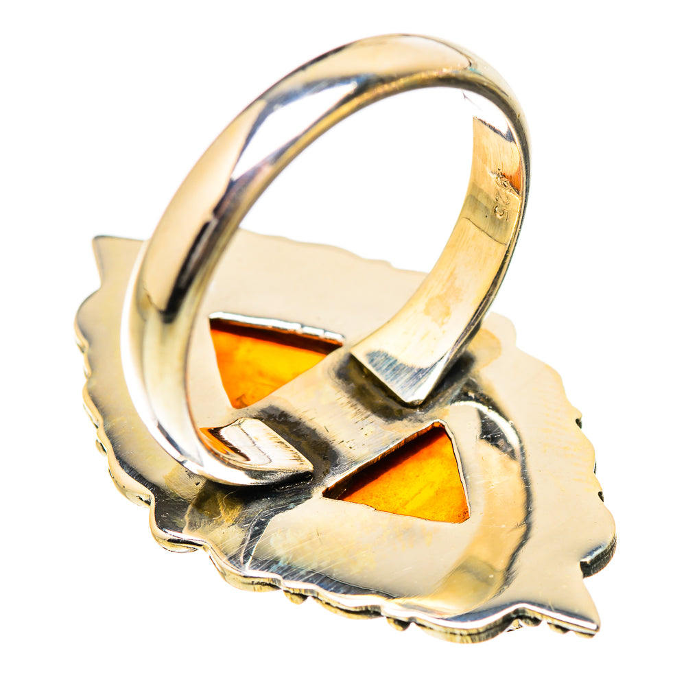 Baltic Amber Rings handcrafted by Ana Silver Co - RING130773 - Photo 3