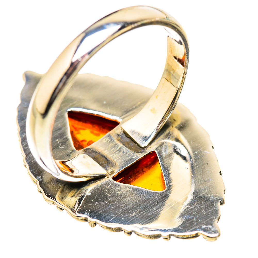 Baltic Amber Rings handcrafted by Ana Silver Co - RING130774 - Photo 3