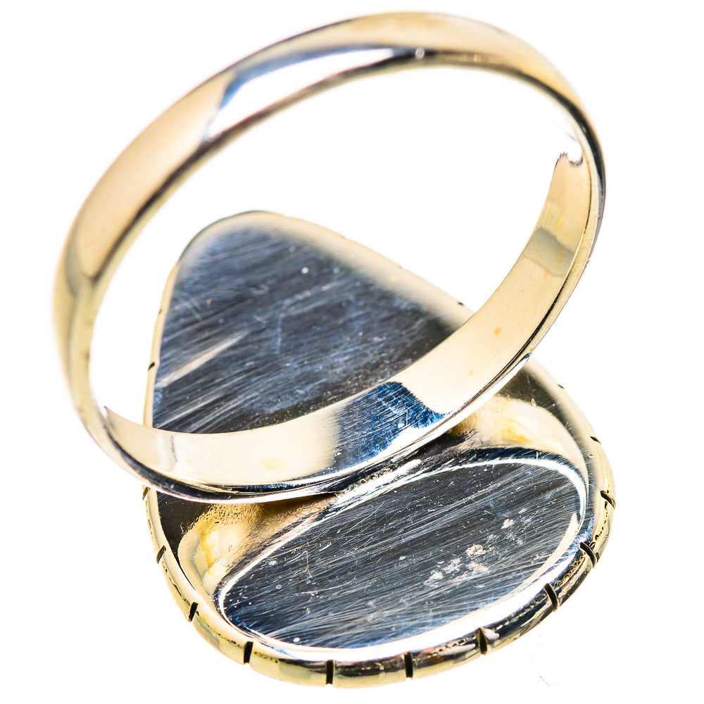 Rainbow Moonstone Rings handcrafted by Ana Silver Co - RING130787 - Photo 3