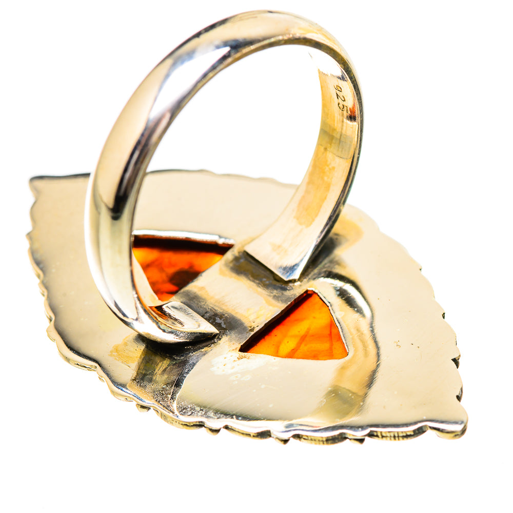 Baltic Amber Rings handcrafted by Ana Silver Co - RING130790 - Photo 3