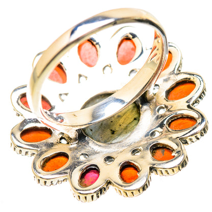 Labradorite Rings handcrafted by Ana Silver Co - RING130799 - Photo 3