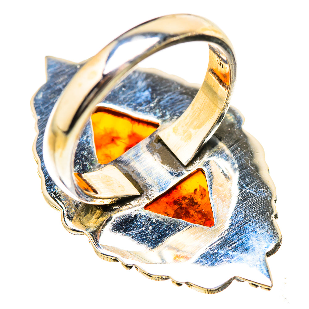 Baltic Amber Rings handcrafted by Ana Silver Co - RING130803 - Photo 3
