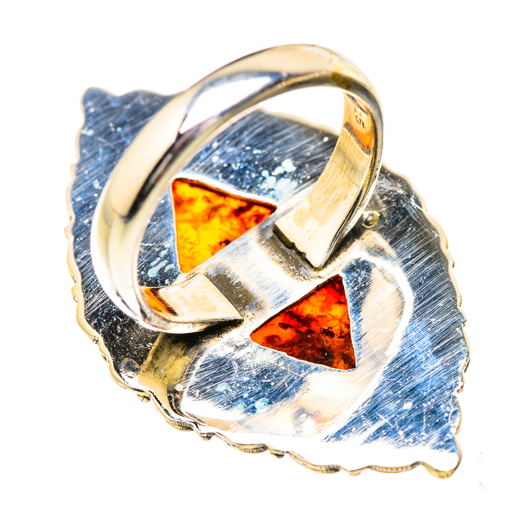 Baltic Amber Rings handcrafted by Ana Silver Co - RING130804 - Photo 3