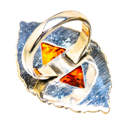 Baltic Amber Rings handcrafted by Ana Silver Co - RING130804 - Photo 3