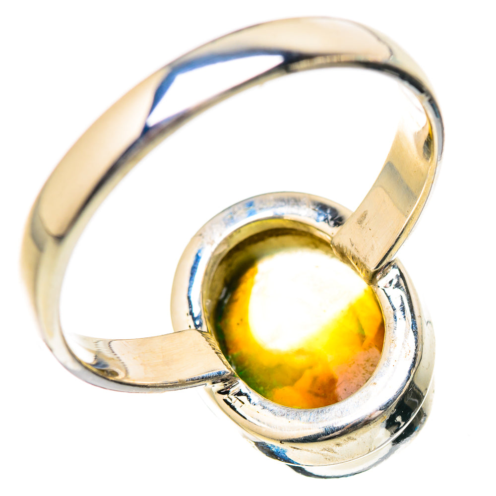 Black Opal Rings handcrafted by Ana Silver Co - RING130819 - Photo 3