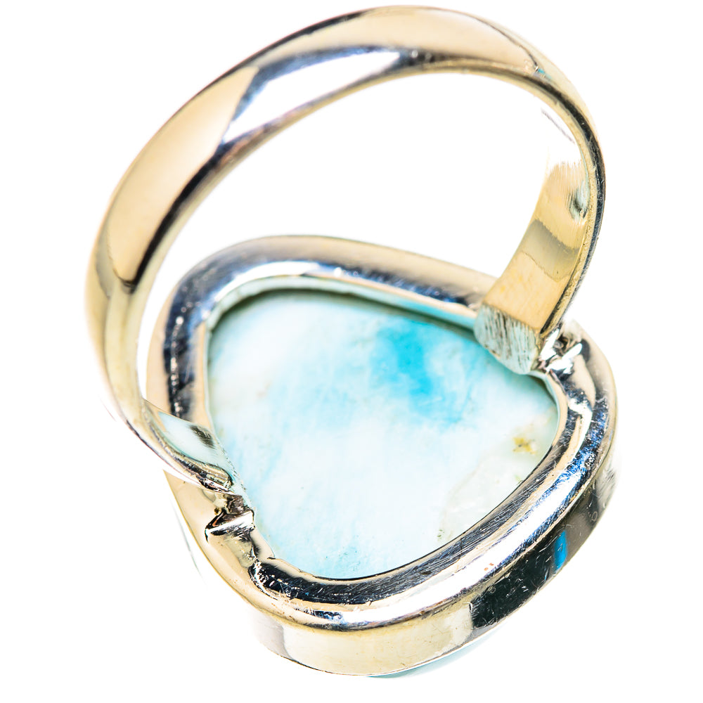 Larimar Rings handcrafted by Ana Silver Co - RING130820 - Photo 3