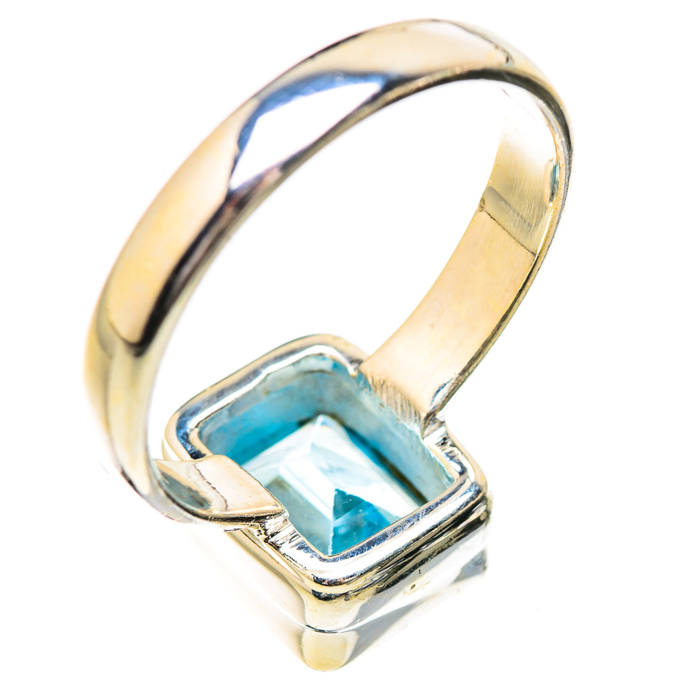 Blue Topaz Rings handcrafted by Ana Silver Co - RING130821 - Photo 3