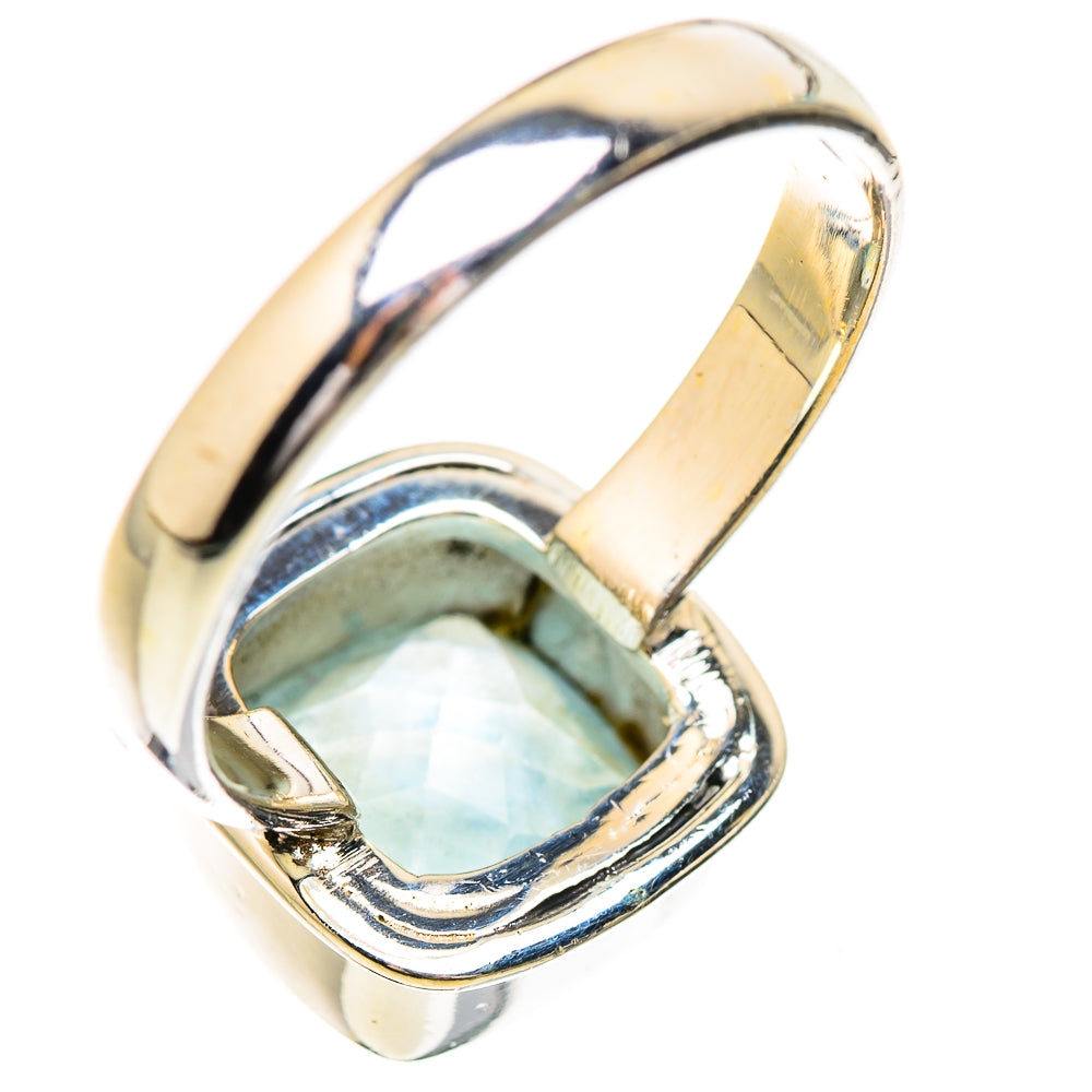 Blue Topaz Rings handcrafted by Ana Silver Co - RING130824 - Photo 3