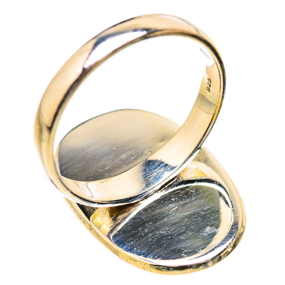 Rainbow Moonstone Rings handcrafted by Ana Silver Co - RING130825 - Photo 3