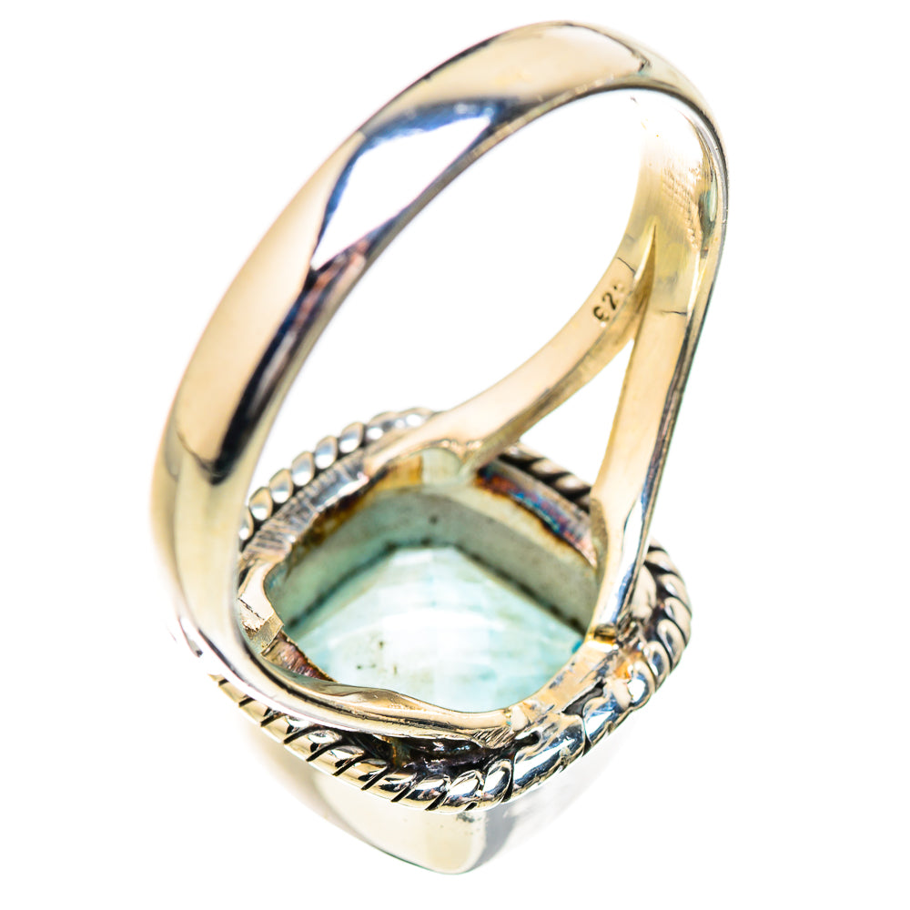 Blue Topaz Rings handcrafted by Ana Silver Co - RING130827 - Photo 3