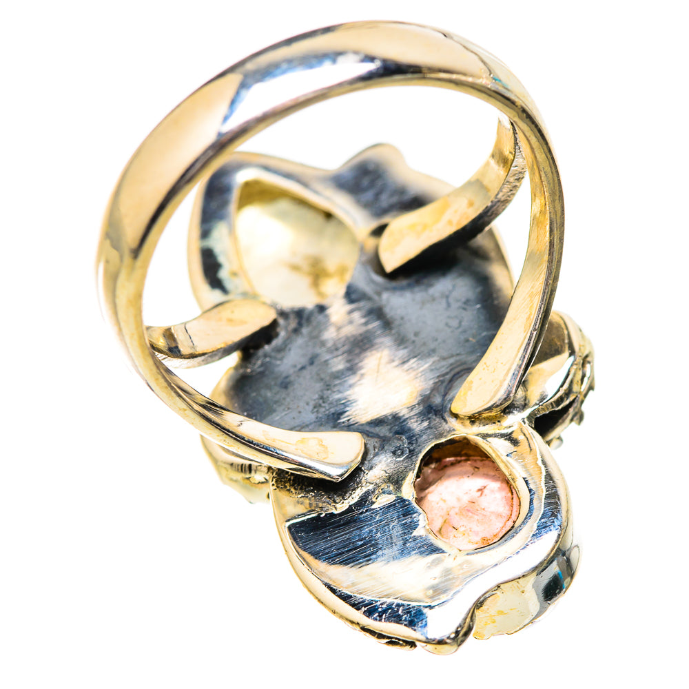 Rainbow Moonstone Rings handcrafted by Ana Silver Co - RING130838 - Photo 3