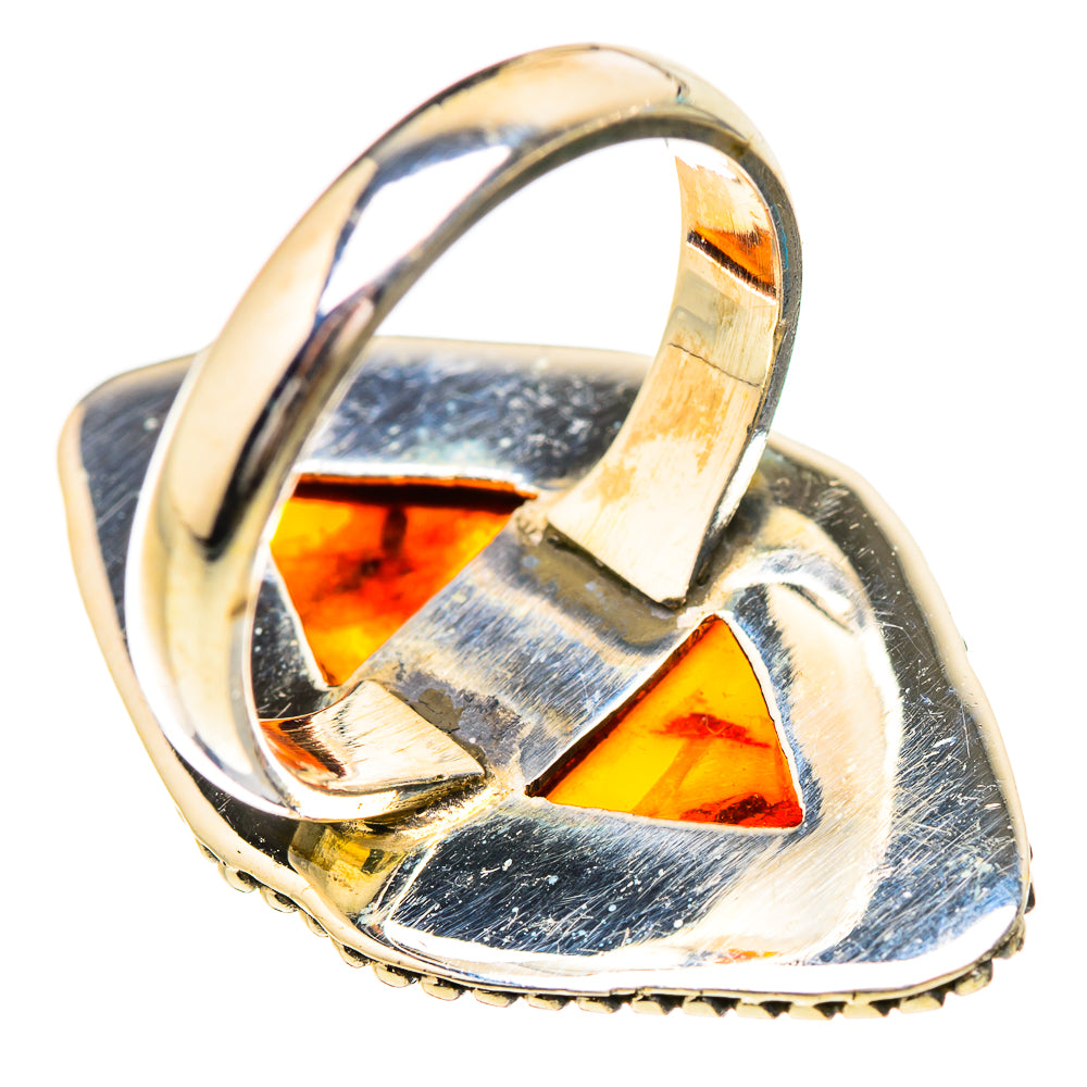 Baltic Amber Rings handcrafted by Ana Silver Co - RING130841 - Photo 3
