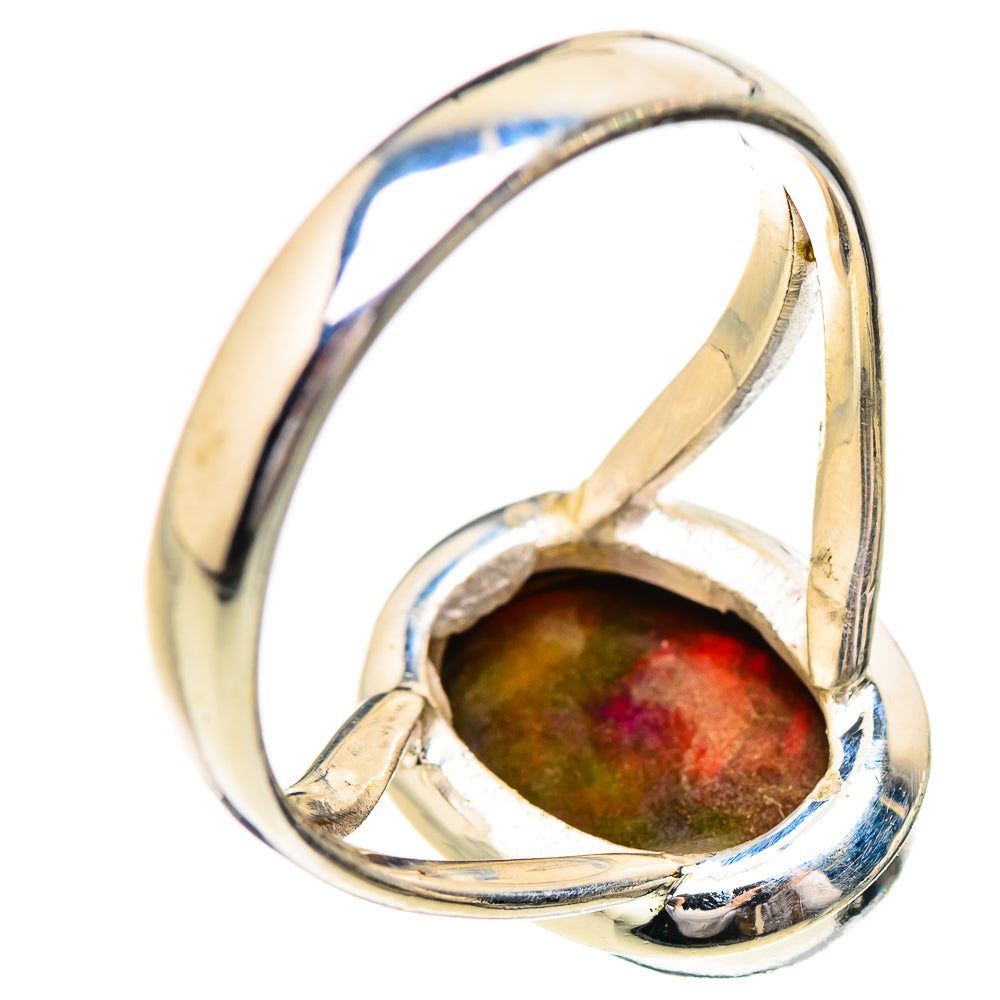 Black Opal Rings handcrafted by Ana Silver Co - RING130853 - Photo 3
