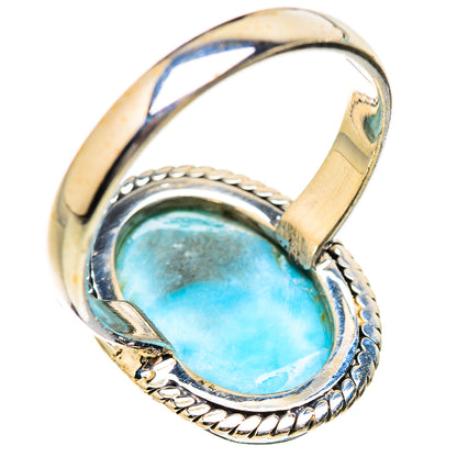 Larimar Rings handcrafted by Ana Silver Co - RING130856 - Photo 3
