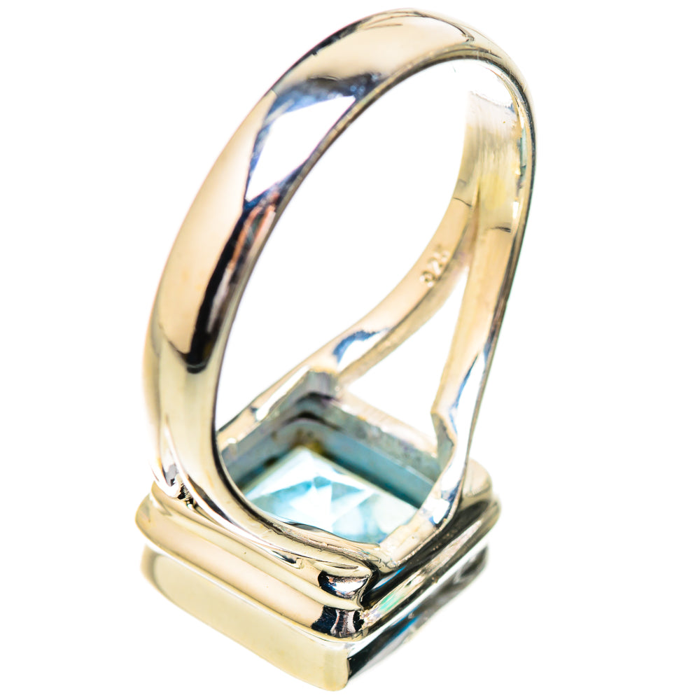 Blue Topaz Rings handcrafted by Ana Silver Co - RING130858 - Photo 3
